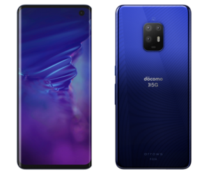 picture of arrows 5g phone, front and back